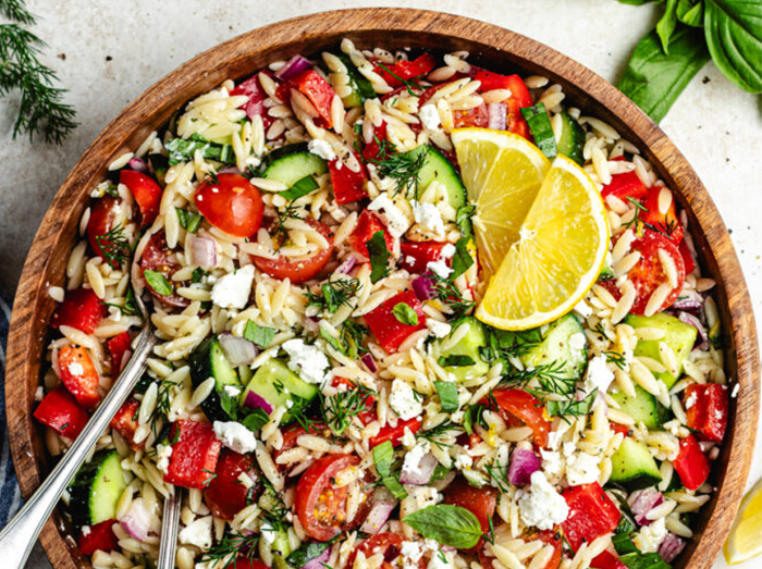 Lemon Orzo Salad