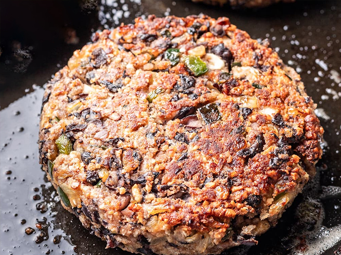 Turkey, Black Bean, Veggie Burger